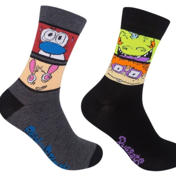 Nickelodeon Ren and Stempy/ Rugrats Sock Bundle - Picture 6 of 6